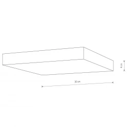 Потолочный cветильник Nowodvorski Lid Square Led White 10432