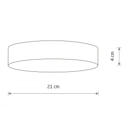 Потолочный cветильник Nowodvorski Lid Round Led Black 10417