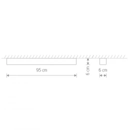 Потолочный cветильник Nowodvorski Soft Ceiling Led 90x6 Graphite 7533