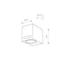 Светильник подвесной Crystal Lux BOX SP1 CHROME/TRANSPARENT