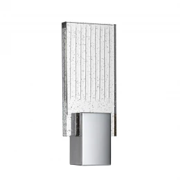 4363/5WL HIGHTECH ODL23 433 хром полированный/металл/стекло Настенный св-к IP20 LED 5W 261Лм 3000K RICCI