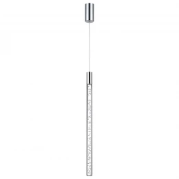 4370/5L HIGHTECH ODL23 235 хром полированный/акрил с пузырьками Подвесной св-к IP20 LED 4W 200Лм 3000K SPARKY