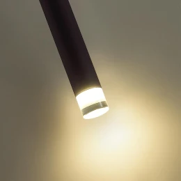 4373/3LA HIGHTECH ODL26 279 Подвесной светильник черный/хрустальн. стекло/металл IP20 LED 3W 400Лм 3000K 220-240V FIANO