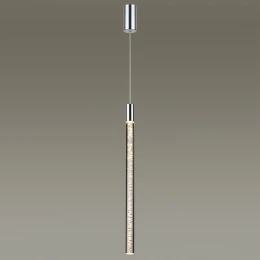4370/5L HIGHTECH ODL23 235 хром полированный/акрил с пузырьками Подвесной св-к IP20 LED 4W 200Лм 3000K SPARKY