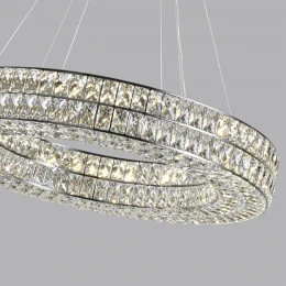 4927/85L L-VISION ODL24 583 хром/металл/хрусталь Люстра LED 85W 4000K 5074Лм PANTA