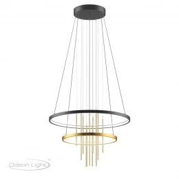 3901/63L L-VISION ODL20 521 золотистый/стекло/металл Подвесной светильник LED 4000K 63W 220V MONICA