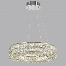 4927/52L L-VISION ODL24 583 хром/металл/хрусталь Люстра LED 52W 4000K 2971Лм PANTA