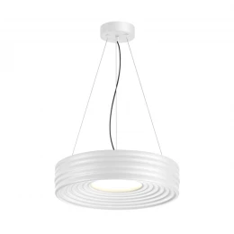 7704/40L AVRA LED SN 583 Светильник металл/пластик/белый LED 40Вт 4000K D470 IP20 MACARON