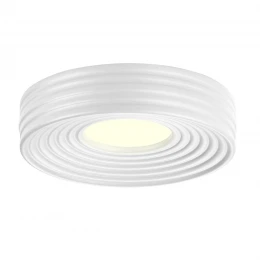 7704/40L AVRA LED SN 583 Светильник металл/пластик/белый LED 40Вт 4000K D470 IP20 MACARON