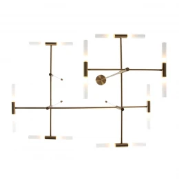 4306/16 HIGHTECH ODL26 277 Потолочный светильник бронзовый/акрилл/металл IP20 G9 40W *16 180° 220V SOHO