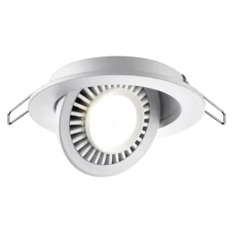 358815 SPOT NT21 466 белый Светильник встраиваемый светодиодный IP20 LED 9W 770Лм 4000K 220V GESSO