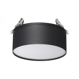 358753 SPOT NT21 449 черный Светильник встраиваемый светодиодный IP20 LED 24W 4000K 2100Лм 100-265V PROMETA