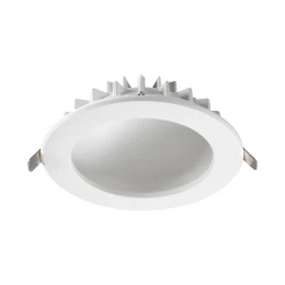 358806 SPOT NT21 494 белый Светильник встраиваемый светодиодный IP20 LED 12W 960Лм 3000K 100-240V GESSO