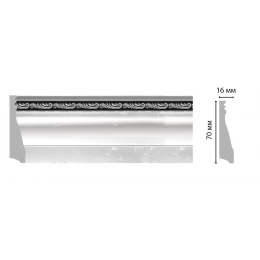 Плинтус напольный DECOMASTER 193-63 ШК/20 (70*16*2400мм)