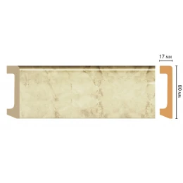 Плинтус напольный DECOMASTER D235-80AДМ (80*17*2400 мм)