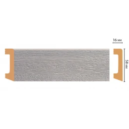 Плинтус напольный DECOMASTER D234-83A ДМ (58*16*2400мм)