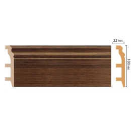 Плинтус напольный DECOMASTER D232-74 ШК/14 (100*22*2400мм)