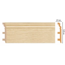 Плинтус напольный DECOMASTER D233-71 ШК/8 (120*23*2400мм)