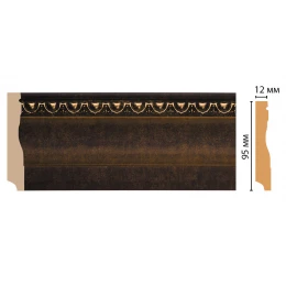 Плинтус напольный DECOMASTER 153-56 ДМ (95*12*2400 мм)