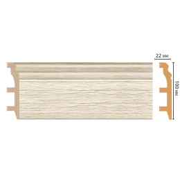 *Плинтус напольный DECOMASTER D233-1070ДМ (120*23*2400 мм)
