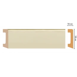 Плинтус напольный DECOMASTER D234-61ДМ (58*16*2400мм)