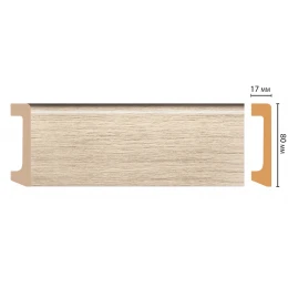Плинтус DECOMASTER D235-72B  ДМ(80*17*2400 мм)