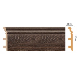 Плинтус напольный DECOMASTER D233-81ДМ (120*23*2400 мм)