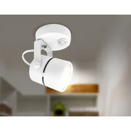 TA100 WH белый GU10 D80*130*D60