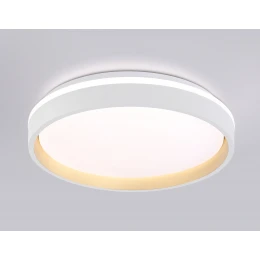 FZ601 WH/GD белый/золото IP20 46W 3000K-6500K+RGB D390*80 (ПДУ ИК)