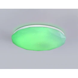 FZ417 WH белый IP20 46W 3000K-6500K+RGB D380*60 (ПДУ ИК)