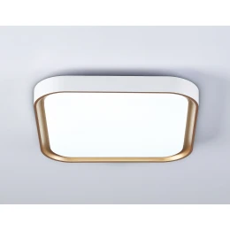 FZ1253 WH/GD белый/золото 18W 5000K 250*250*60 (Без ПДУ)