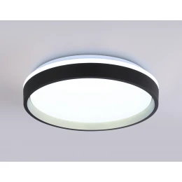 FZ604 BK/GD черный/золото IP20 46W 3000K-6500K+RGB D390*80 (ПДУ ИК)