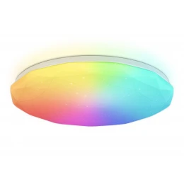 FZ418 WH белый IP20 66W 3000K-6500K+RGB D480*65 (ПДУ ИК)