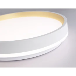 FZ601 WH/GD белый/золото IP20 46W 3000K-6500K+RGB D390*80 (ПДУ ИК)