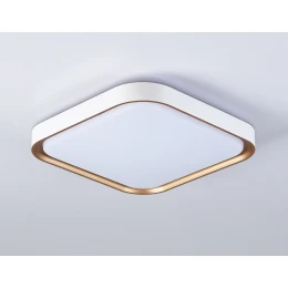 FZ1253 WH/GD белый/золото 18W 5000K 250*250*60 (Без ПДУ)