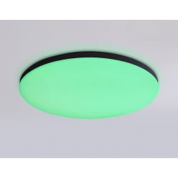 FZ2004 BK черный IP54 20W 3000K-6500K+RGB Wi-Fi Алиса/Tuya/Smart Home/Alexa D300*55 (ПДУ ИК)
