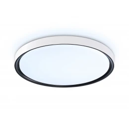 FZ1247 WH/BK белый/черный IP54 20W 5000K D300*60 (Без ПДУ)