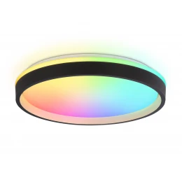 FZ610 BK/GD черный/золото IP20 66W 3000K-6500K+RGB D490*85 (ПДУ ИК)