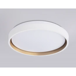 FZ601 WH/GD белый/золото IP20 46W 3000K-6500K+RGB D390*80 (ПДУ ИК)