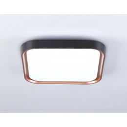 FZ1265 BK/PGD черный/золото розовое 18W 5000K 250*250*60 (Без ПДУ)