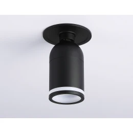 TA1273 SBK/FR черный песок/белый матовый MR16 GU5.3 D55*136
