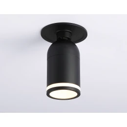 TA1273 SBK/FR черный песок/белый матовый MR16 GU5.3 D55*136