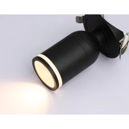 TA1273 SBK/FR черный песок/белый матовый MR16 GU5.3 D55*136