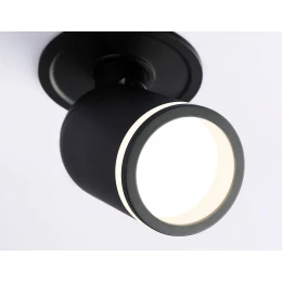 TA1273 SBK/FR черный песок/белый матовый MR16 GU5.3 D55*136