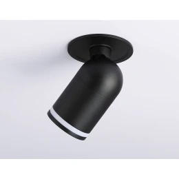 TA1273 SBK/FR черный песок/белый матовый MR16 GU5.3 D55*136
