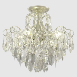 Светильник потолочный Crystal Lux ESMIRALDA PL4 SILVER