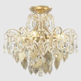 Светильник потолочный Crystal Lux ESMIRALDA PL4 GOLD