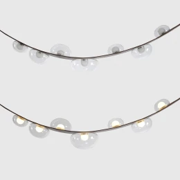 Светильник подвесной Crystal Lux BOSQUE SP7 L3000 BROWN/TRANSPARENT