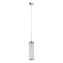 Светильник подвесной Crystal Lux TADEO SP1 D100 CHROME/TRANSPARENTE