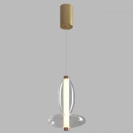 Светильник подвесной Crystal Lux QUASAR SP7W LED TRANSPARENT